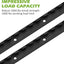 4 Pzas Rail L 36" Aluminio para Remolques Negro