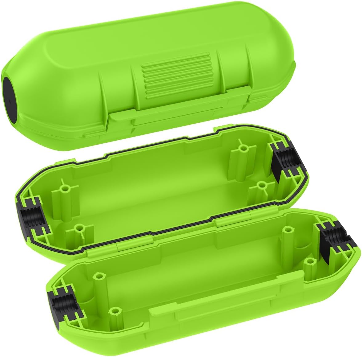 2 Fundas Cables Extensión Impermeables IP54 Verde