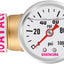 Regulador presión agua latón 40-50psi manguera 3/4"