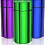 Tarro aluminio set 3 hermético café té morado verde