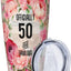 Vaso acero inox 20oz regalo cumpleaños mujer mamá abuela