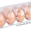 Cajas plástico huevos 36pzas transparentes reutiliz.
