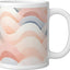 Taza Cerámica Pastel Arte Abstracto Inspirado Playa