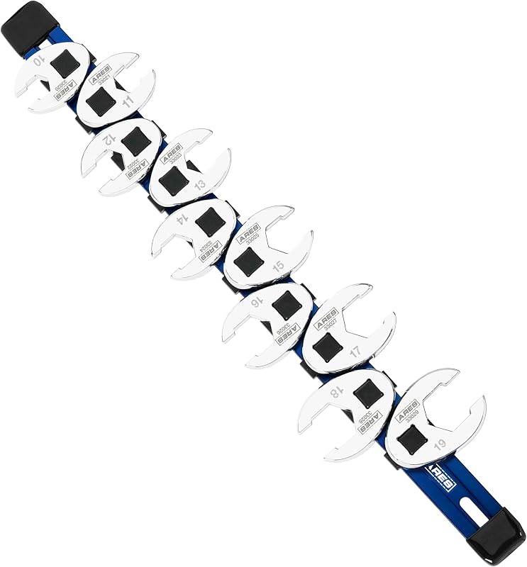 Set 10 Pzas Llaves 3/8" Pata Gallo Riel Aluminio