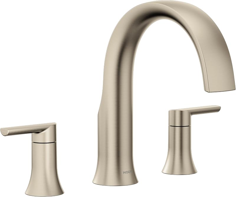 Grifo bañera romano Doux níquel cepillado