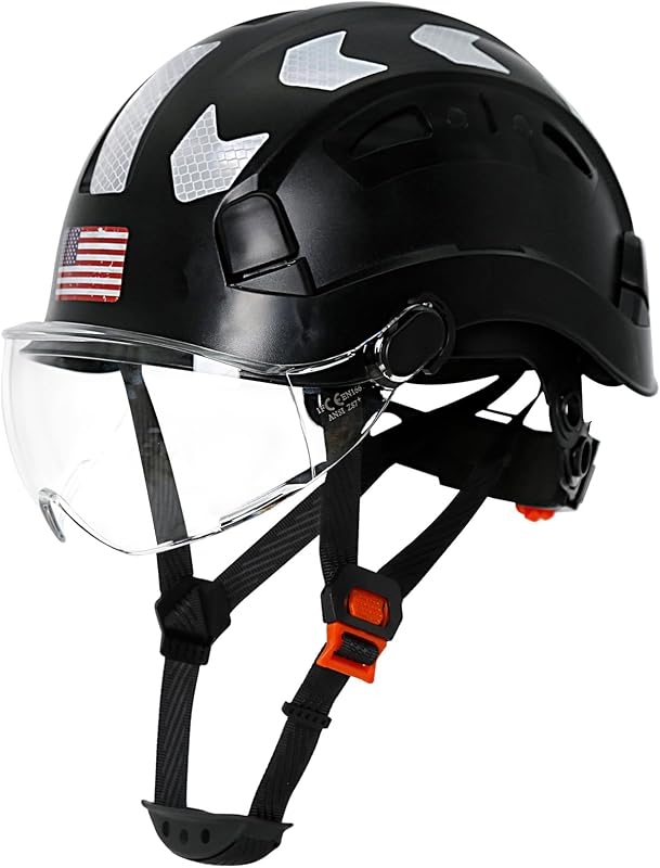 Casco seguridad construcción ANSI Z89.1 ligero ventilado ABS