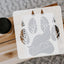 Plantillas lobo 11.8x11.8" reutilizables para pintar madera