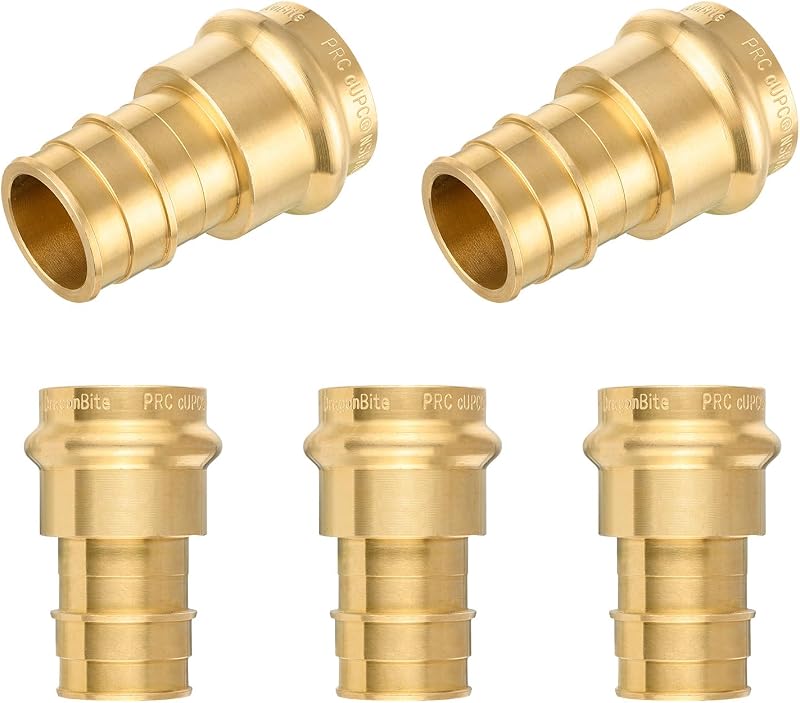 Adaptador latón PEX A 3/4" x cobre 3/4" set 5