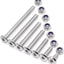 Tornillos M10 acero inox 304 10 Pzas con tuercas bloqueo