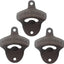 Abrebotellas hierro fundido pared vintage set 3