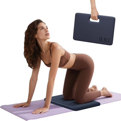 Rodillera yoga plegable TPE 24x17" soporte flexiones