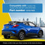 Cubierta gancho remolque Toyota C-HR negro mate