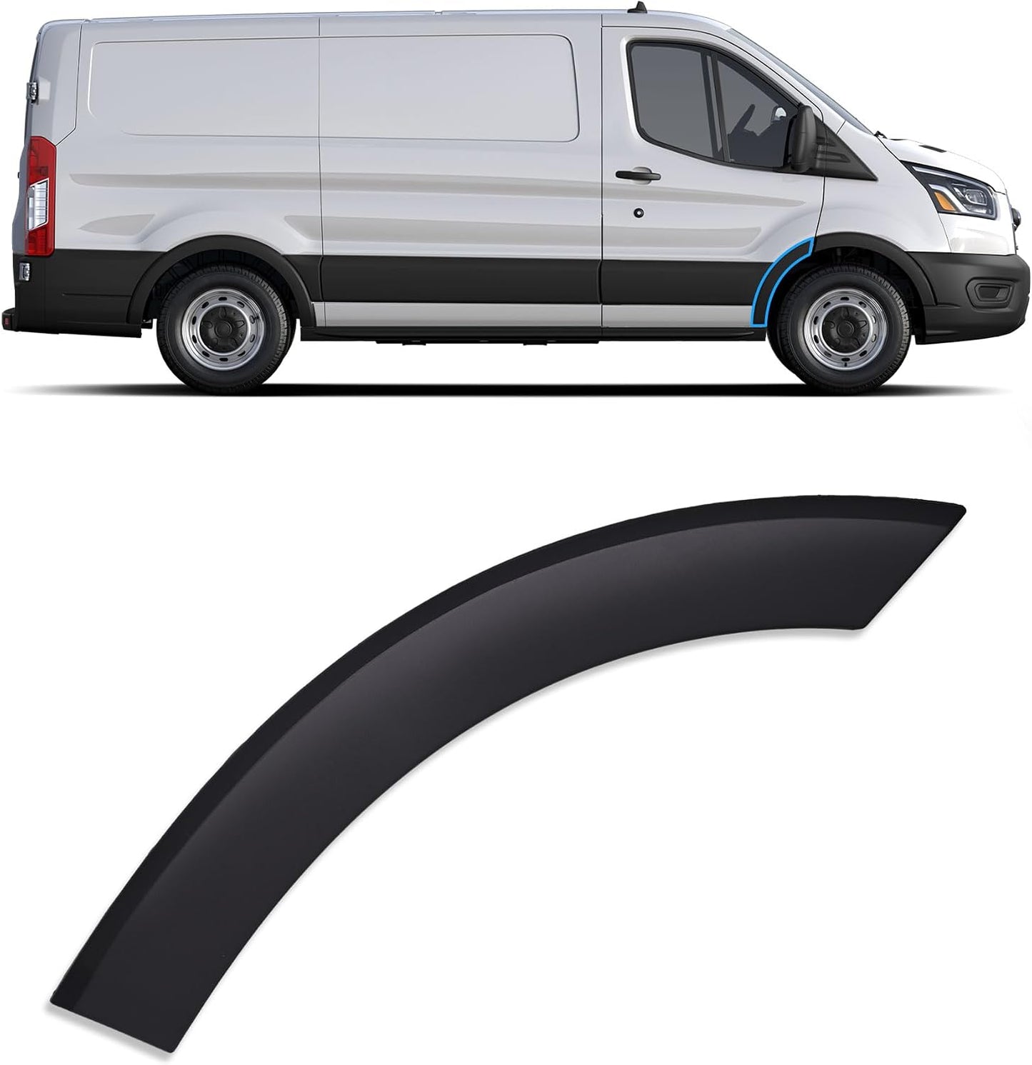 Moldura arco rueda guardabarros derecha Ford Transit HD 15-23