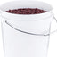 Cubo plástico sin BPA 5gal set 3 color blanco