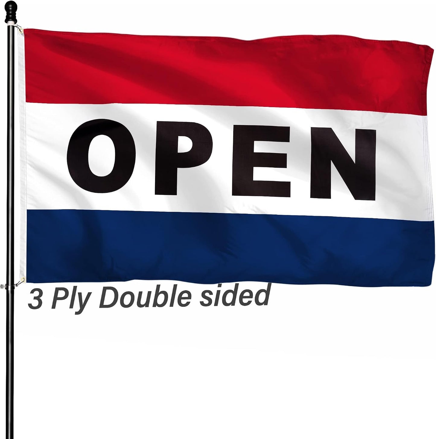 Bandera exterior doble cara 3x5ft 100% poliéster