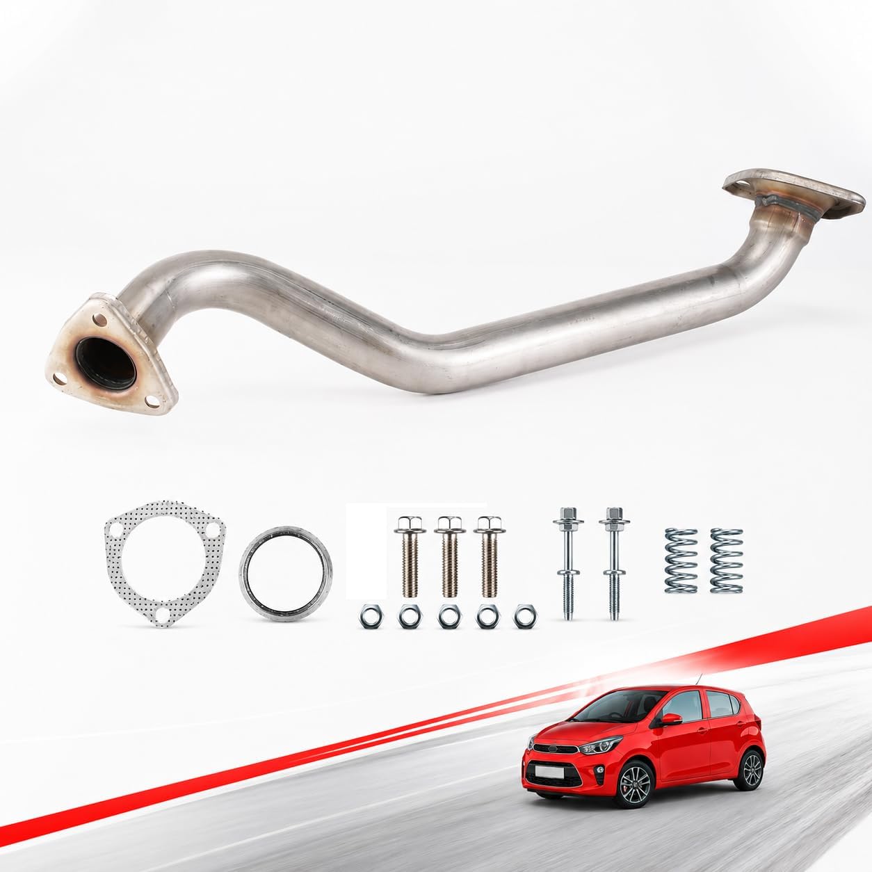 Tubo silenciador acero inox comp Honda Civic 1.8L 06-11