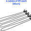 Cable MIDI 4unid 3pies DIN 5pines perfil bajo