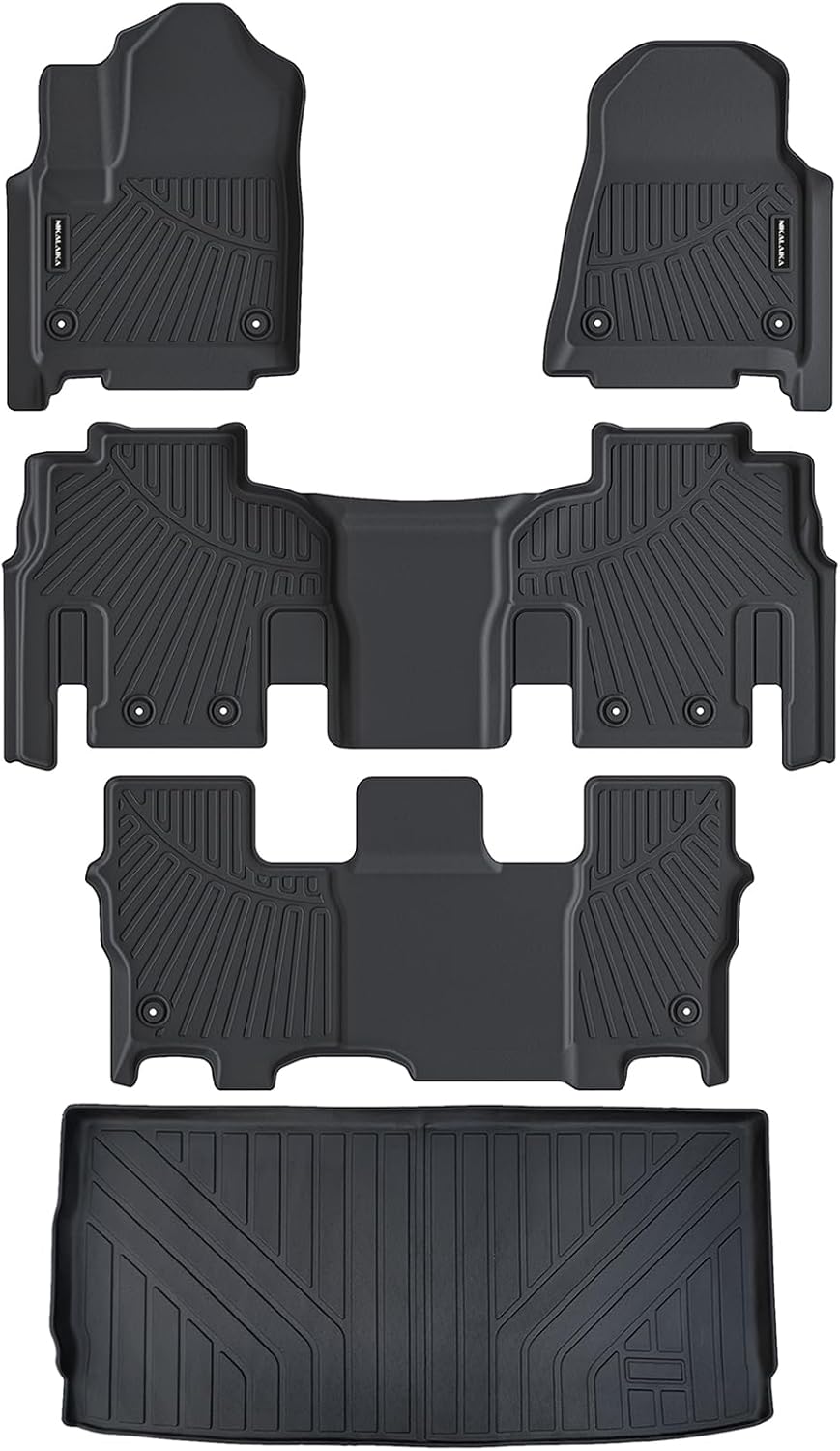 Alfombrillas TPE Jeep Wagoneer 22-25 8 pasajeros set