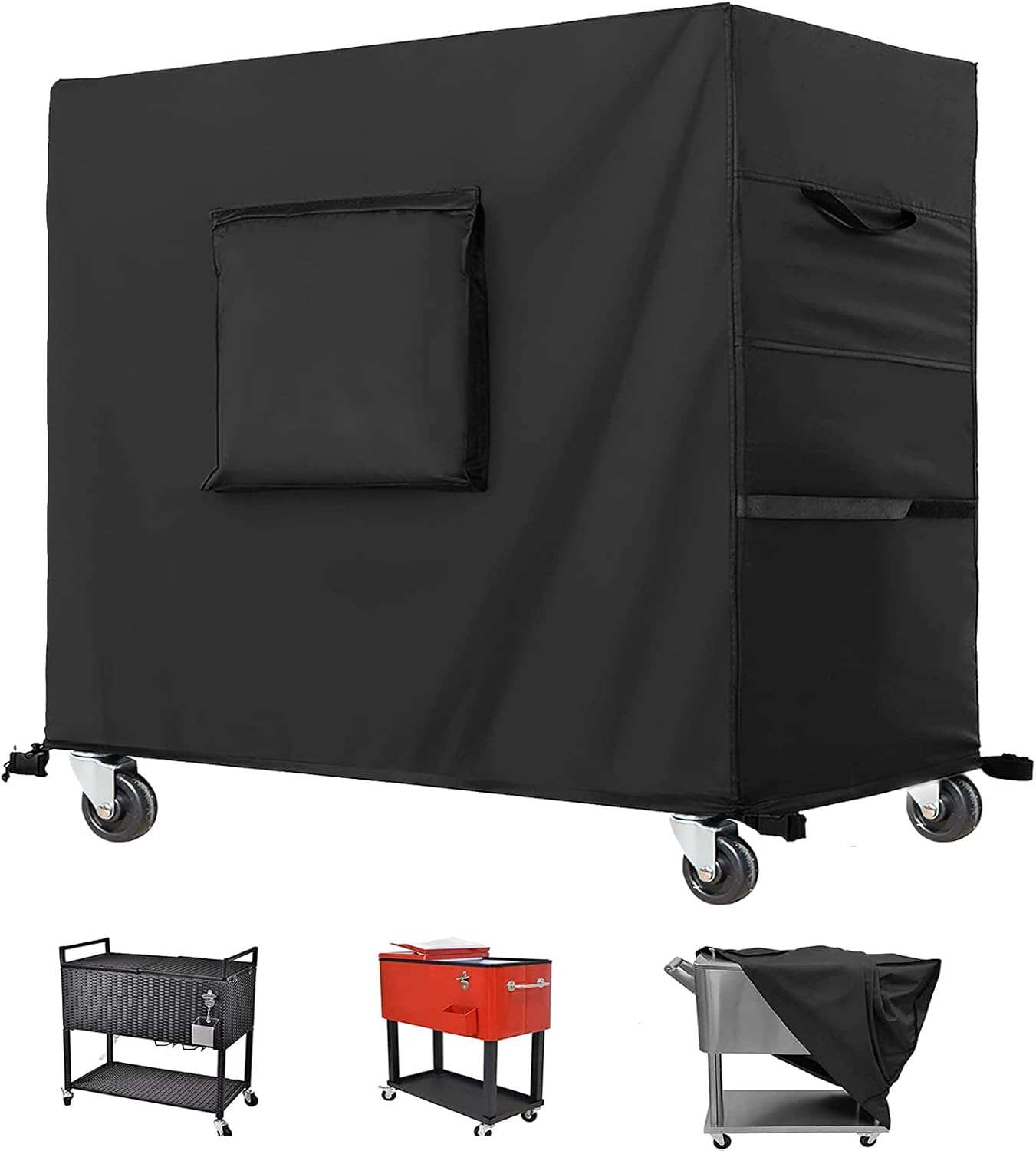 Funda impermeable 80qt 20x32" para carrito bebidas