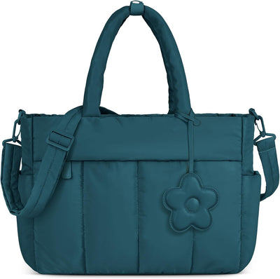 Bolsa de hombro acolchada para enfermera color verde