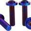Tornillos Torx Titanio M8 1.181pulg 4uds azul tostado