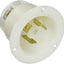 Receptáculo NEMA L6-30P 30A 250V grado industrial blanco