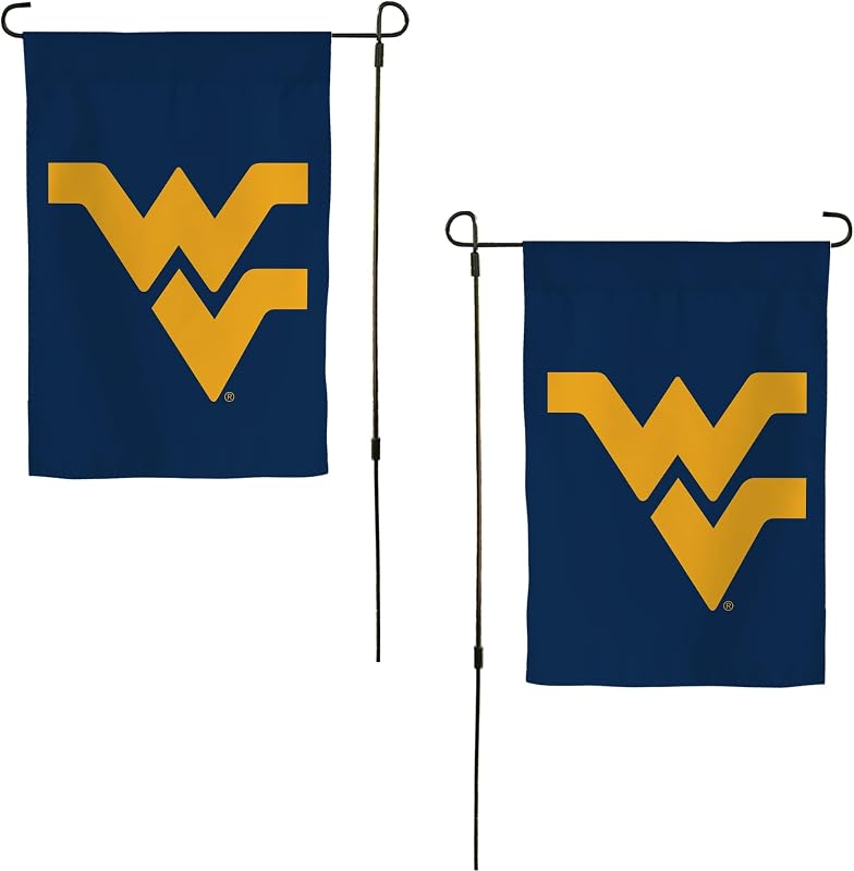 Bandera WVU 19x12pulg para jardín y eventos