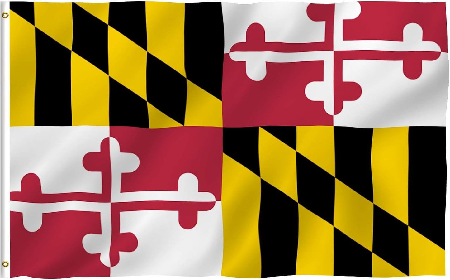 Bandera con estados EE.UU. Maryland