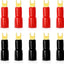 10 Conectores Terminal Pala 4GA Adaptador Barrera Crimpado