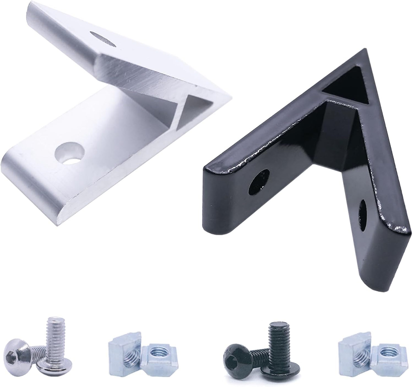 4 Set Extrusión Aluminio 1010 45grados con 8 Tuercas T