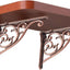 Soporte pared 5" pack 4 cobre antiguo servicio pesado