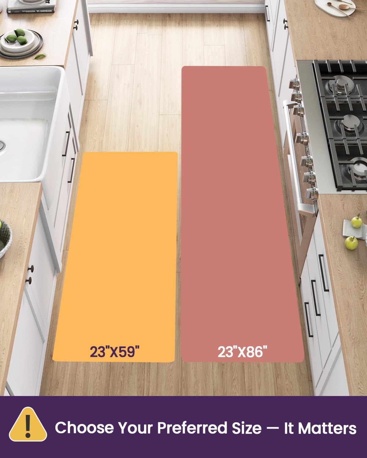 Alfombrilla antifatiga cocina 23x86pulg espuma