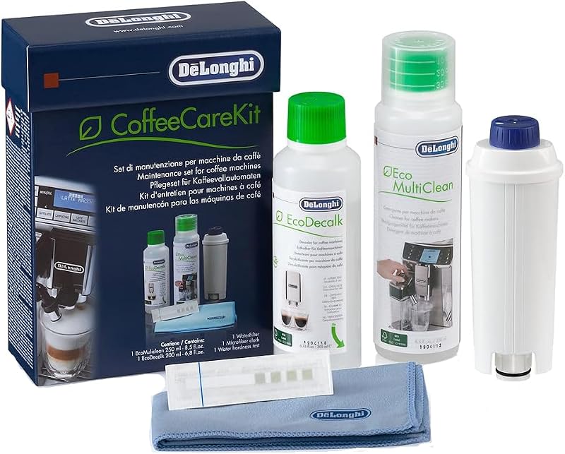 Kit cuidado cafetera De'Longhi filtros DLSC306 negro