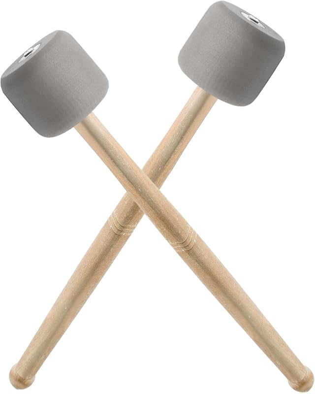 2 Mazos Tambor 13pulg Espuma Gris
