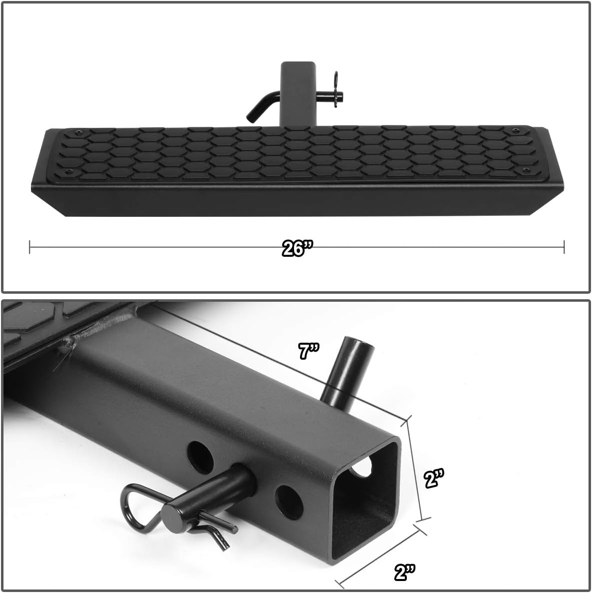 Barra escalón remolque 26" para camiones