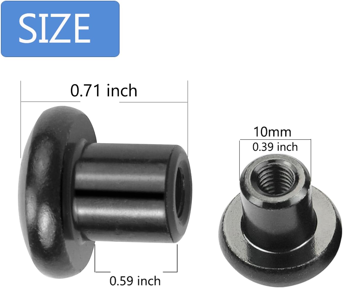 Tuercas bisagra puerta Jeep Wrangler JK 07-18 4 Pzas