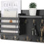 Soporte correo pared con ganchos llaves 16.8x10"