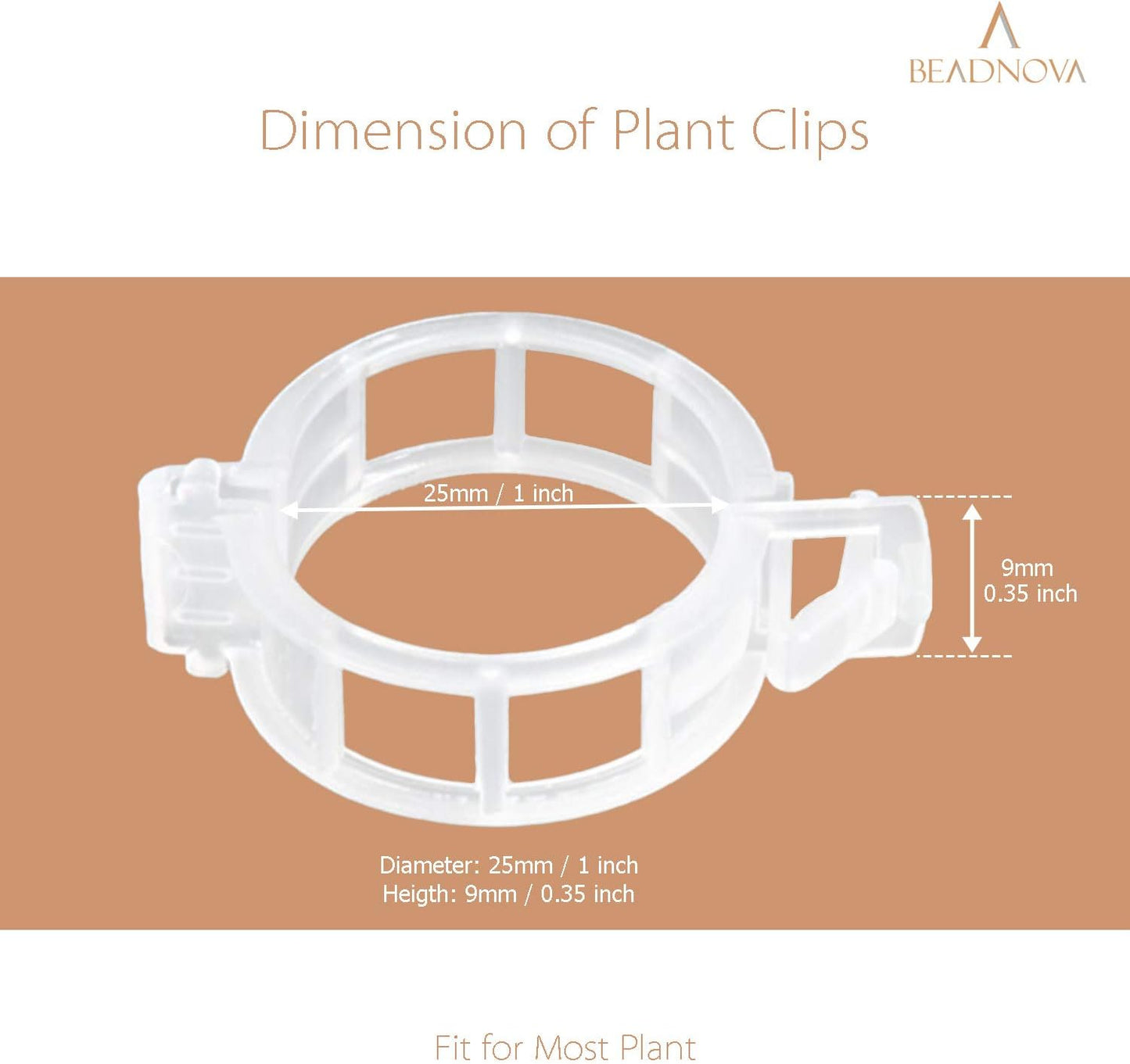 300 Clips Soporte para Plantas Jardín Tomate Vid