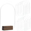 Letrero acrílico transparente 4x6pulg pack 10 hojas 1/8pulg