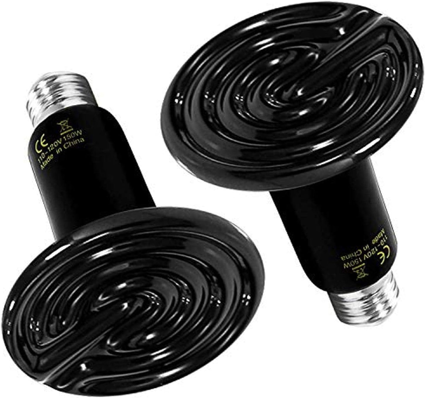 Bombilla calor reptiles 150W cerámica sin luz pack 2