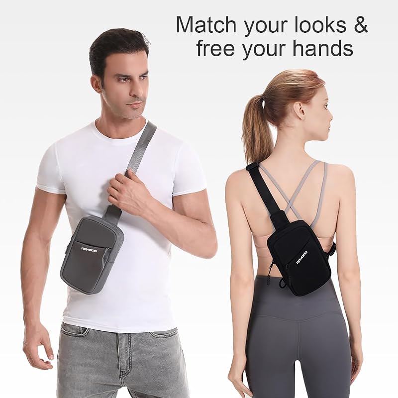 Bolso bandolera pequeño resistente al agua con correa ajustable