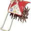 Soporte patín 4333 Power Tiller color rojo