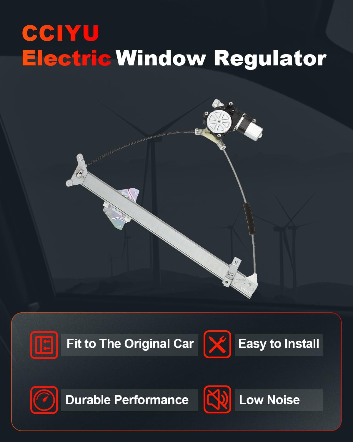 Regulador ventana eléctrica Montero 92-00