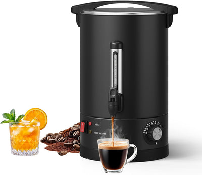 Cafetera Comercial 80 Tazas Acero Inox 304 Dispensador Rápido