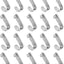 Bandas clip puerta galvanizado 1-3/8" 20 Pzas
