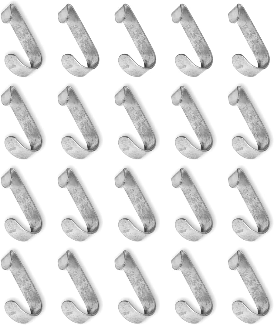 Bandas clip puerta galvanizado 1-3/8" 20 Pzas