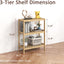 Estantería bambú 3 niveles multifuncional baño cocina