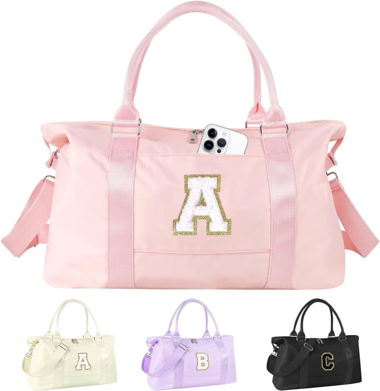 Bolsa gimnasia personalizada con iniciales para chicas