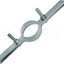 Abrazadera vertical 3/4" acero galvanizado set 10