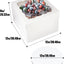 Caja pastel 12x12x8 con ventana y 4 tablas redondas